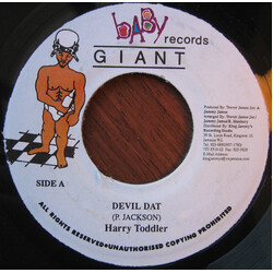 Harry Toddler Devil Dat USED VINYL 7INCH 45 RPM
