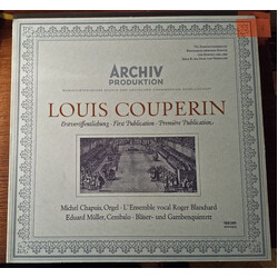Louis Couperin / Michel Chapuis / Ensemble Vocal Roger Blanchard / Eduard Müller Erstveröffentlichung • First Publication • Première Publication Vinyl