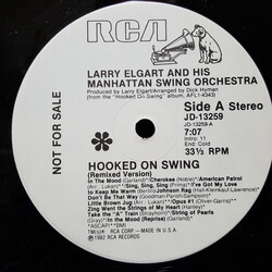 Larry Elgart And His Manhattan Swing Orchestra Hooked On Swing / Hooked On Astaire USED VINYL 12INCH 33 S RPM SINGLE PROMO