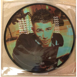 Jonas Brothers What A Man Gotta Do (Nick Version) USED VINYL 7INCH SINGLE LIMITED EDITION PICTURE DISC