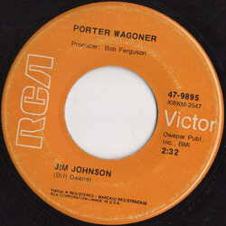 Porter Wagoner Jim Johnson / One More Dime USED VINYL 7INCH 45 RPM SINGLE