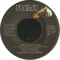 Dolly Parton Two Doors Down USED VINYL 7INCH 45 RPM SINGLE STEREO