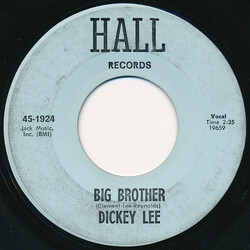 Dickey Lee Big Brother / She's Walking Away USED VINYL 7INCH 45 RPM SINGLE