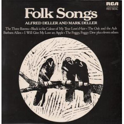 Alfred Deller / Mark Deller Folk Songs Vinyl LP USED