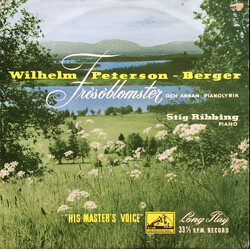 Wilhelm Peterson-Berger / Stig Ribbing Frösöblomster Och Annan Pianolyrik Vinyl LP USED