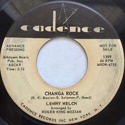 Lenny Welch Changa Rock USED VINYL 7INCH 45 RPM SINGLE PROMO
