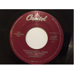 Bonnie Raitt The Fundamental Things (Mitchell Froom Remix) USED VINYL 7INCH 45 RPM JUKEBOX