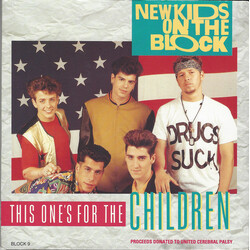 New Kids On The Block This One's For The Children USED VINYL 7INCH 45 RPM SINGLE