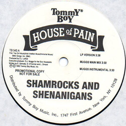 House Of Pain Shamrocks And Shenanigans (Boom Shalock Lock Boom) USED VINYL 12INCH 33 S RPM PROMO