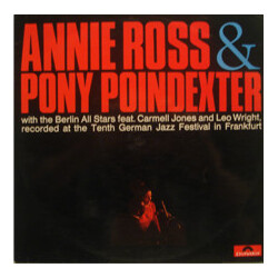 Annie Ross / Pony Poindexter / The Berlin All Stars / Carmell Jones / Leo Wright Recorded At The Tenth German Jazz Festival In Frankfurt Vinyl LP USED