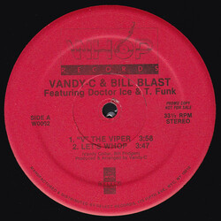 Vandy C / Bill Blast / Doctor Ice / T Funk "V" The Viper / Let's Whop USED VINYL 12INCH PROMO 33 S RPM