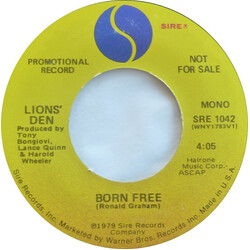 Lion's Den (5) Born Free USED VINYL 7INCH 45 RPM PROMO STEREO MONO