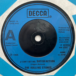 The Rolling Stones (I Can't Get No) Satisfaction Vinyl 7" USED