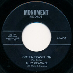 Billy Grammer Gotta Travel On USED VINYL 7INCH 45 RPM SINGLE