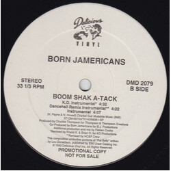 Born Jamericans Boom Shak A-Tack (Remixes) USED VINYL 12INCH PROMO