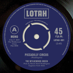 The Wyldewood Green Piccadilly Circus / Panther Walk USED VINYL 7INCH 45 RPM SINGLE LIMITED EDITION STEREO MONO