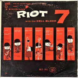 Frank Bull / Gene Norman / The Cell Block 7 A Dixieland Riot Vinyl LP USED