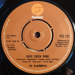 The Blackbyrds Rock Creek Park / Flying High USED VINYL 7INCH 45 RPM SINGLE
