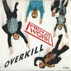 Men At Work Overkill VINYL 7" USED