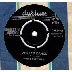 Marcello Minerbi E La Sua Orchestra Zorba's Dance USED VINYL 7INCH 45 RPM SINGLE