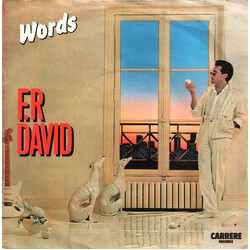 F.R. David Words USED VINYL 7INCH 45 RPM SINGLE STEREO