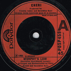 Cheri Murphy's Law USED VINYL 7INCH 45 RPM SINGLE
