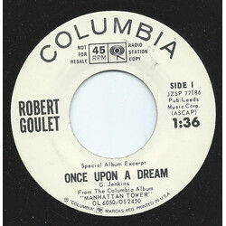 Robert Goulet Once Upon A Dream USED VINYL 7INCH 45 RPM PROMO