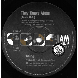 Sting They Dance Alone USED VINYL 7INCH 45 RPM SINGLE PROMO