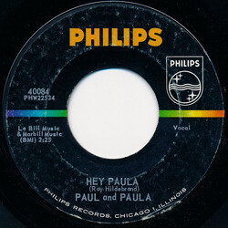 Paul & Paula Hey Paula / Bobby Is The One USED VINYL 7INCH 45 RPM SINGLE STYRENE