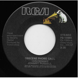 Johnny Russell (2) Obscene Phone Call / If I Want To Get It Right USED VINYL 7INCH