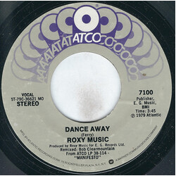 Roxy Music Dance Away USED VINYL 7INCH 45 RPM STYRENE