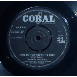Teresa Brewer How Do You Know It's Love USED VINYL 7INCH 45 RPM