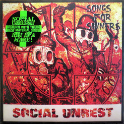 Social Unrest Songs For Sinners USED VINYL 7INCH 45 RPM EP