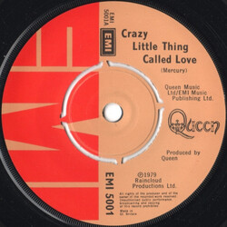 Queen Crazy Little Thing Called Love USED VINYL 7INCH SINGLE 45 RPM
