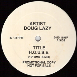 Doug Lazy H.O.U.S.E. USED VINYL 12INCH PROMO