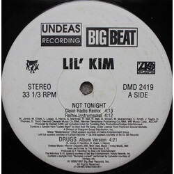 Lil' Kim Not Tonight / Drugs USED VINYL 12INCH 33 S RPM