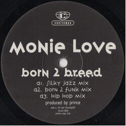Monie Love Born 2 B.R.E.E.D. USED VINYL 12INCH 33 S RPM PROMO