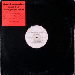 David Morales & The Bad Yard Club The Program USED VINYL 12INCH 33 S RPM LIMITED EDITION PROMO