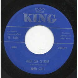 Jimmy Scott When Day Is Done / What Sin USED VINYL 7INCH 45 RPM