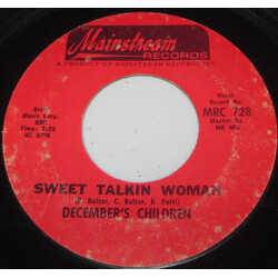 December's Children Sweet Talkin Woman/Back Road Rider USED VINYL 7INCH 45 RPM SINGLE