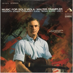Walter Trampler Music for Solo Viola/Walter Trampler Vinyl LP USED