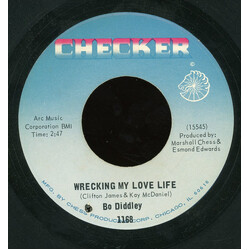 Bo Diddley Wrecking My Love Life / Boo Ga Loo Before You Go USED VINYL 7INCH 45 RPM SINGLE