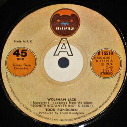 Todd Rundgren Wolfman Jack USED VINYL 7INCH SINGLE