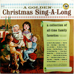 Jim Timmens / The Sandpiper Chorus And Orchestra A Golden Christmas Sing-A-Long Vinyl LP USED