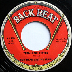 Roy Head / The Traits Teen-Age Letter / Pain USED VINYL 7INCH 45 RPM SINGLE