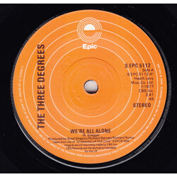 The Three Degrees We're All Alone VINYL 7" USED