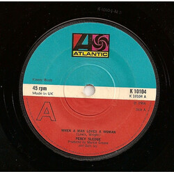 Percy Sledge When A Man Loves A Woman USED VINYL 7INCH 45 RPM SINGLE REISSUE
