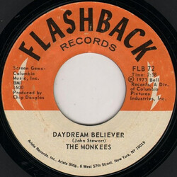 The Monkees Daydream Believer / (I'm Not Your) Steppin Stone USED VINYL 7INCH 45 RPM REISSUE