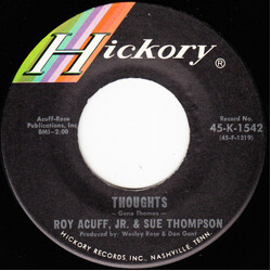 Roy Acuff Jr. / Sue Thompson Thoughts / Are You Teasing Me USED VINYL 7INCH 45 RPM SINGLE
