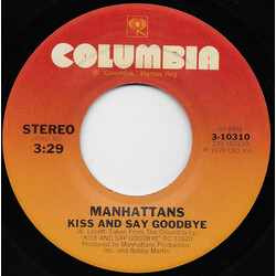 Manhattans Kiss And Say Goodbye USED VINYL 7INCH 45 RPM STEREO